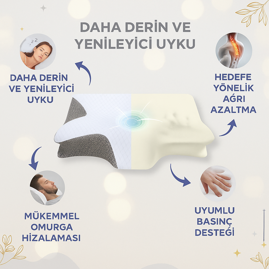 ViscoRest® Hafızalı Visco Ortopedik Yastık