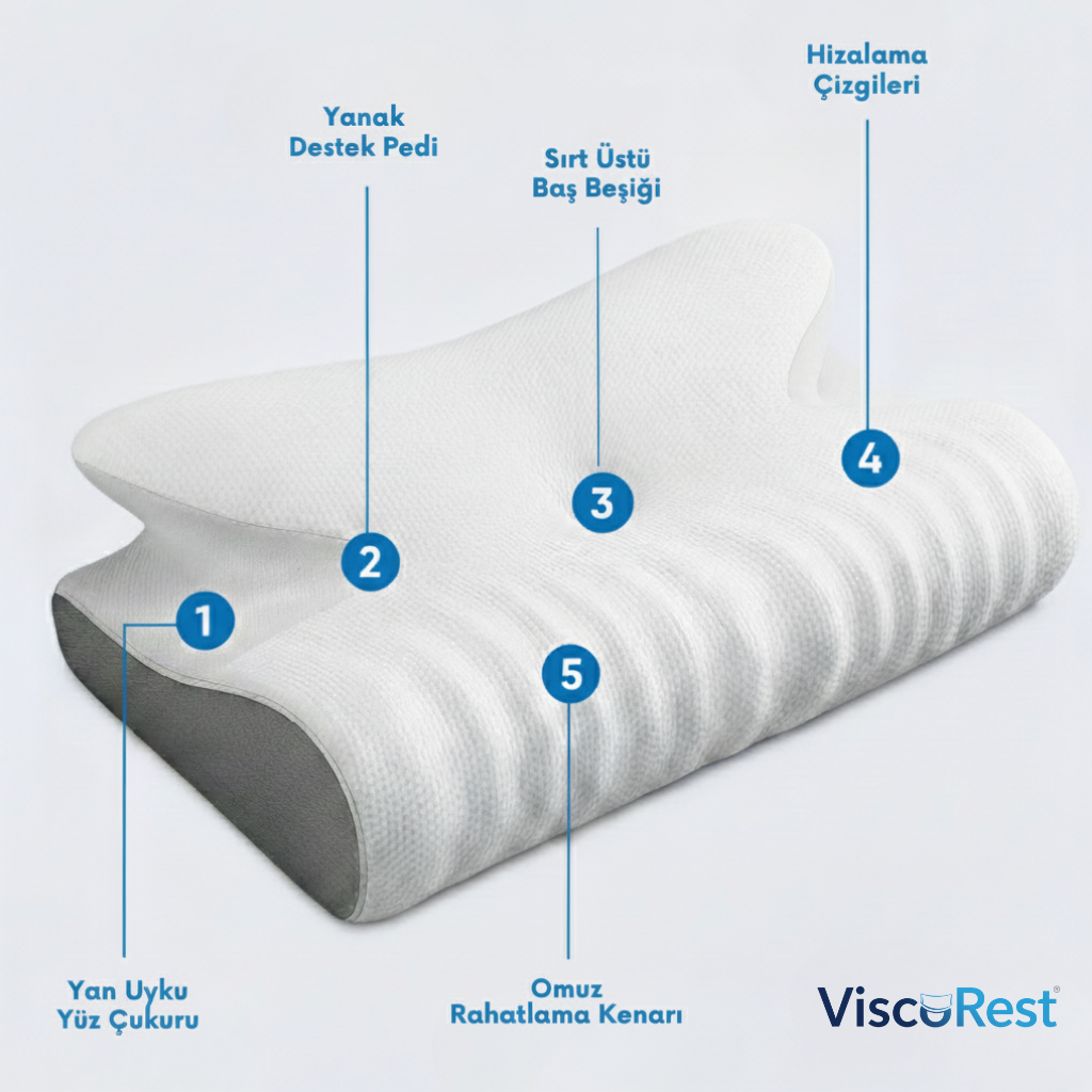 ViscoRest® Hafızalı Visco Ortopedik Yastık