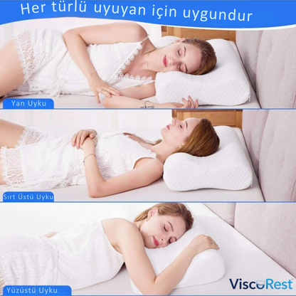 ViscoRest® Çift Tepeli Multi-Fonksiyonel Yastık