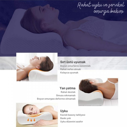 ViscoRest® Çift Tepeli Multi-Fonksiyonel Yastık