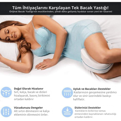 ViscoRest® Ortopedik Bacak Arası Yan Yatış Yastığı